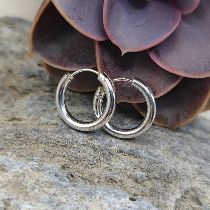 Orecchini a cerchio in argento 925 - KIRANJI