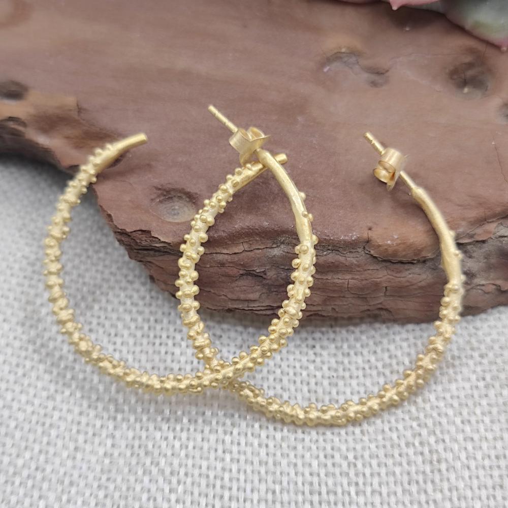 ORECCHINI a cerchio aperto in argento 925 - MUNPUR