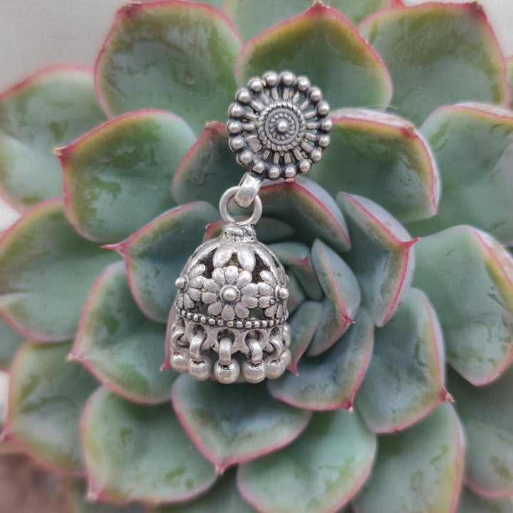 Orecchini etnici chandelier in argento 925  - BRAHMANI