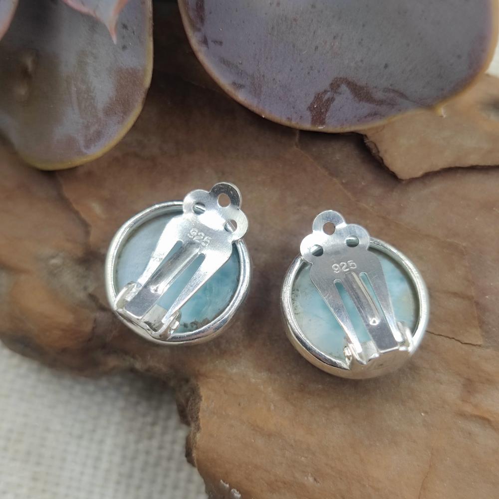 Orecchini in Argento a clip con pietra - AARRA