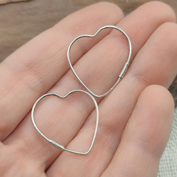ORECCHINI a cuore in argento 925 - CHARITA