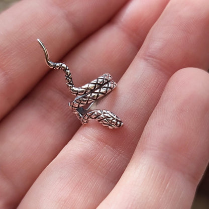 ORECCHINI ear cuff in argento 925 serpenti - SNAKE