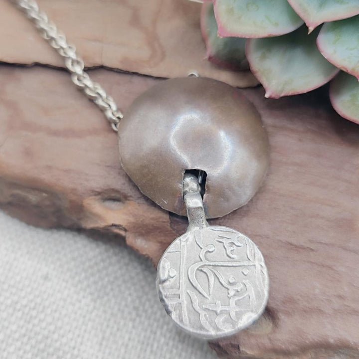 Orecchini artigianali in argento 925 e bronzo - AARHOI