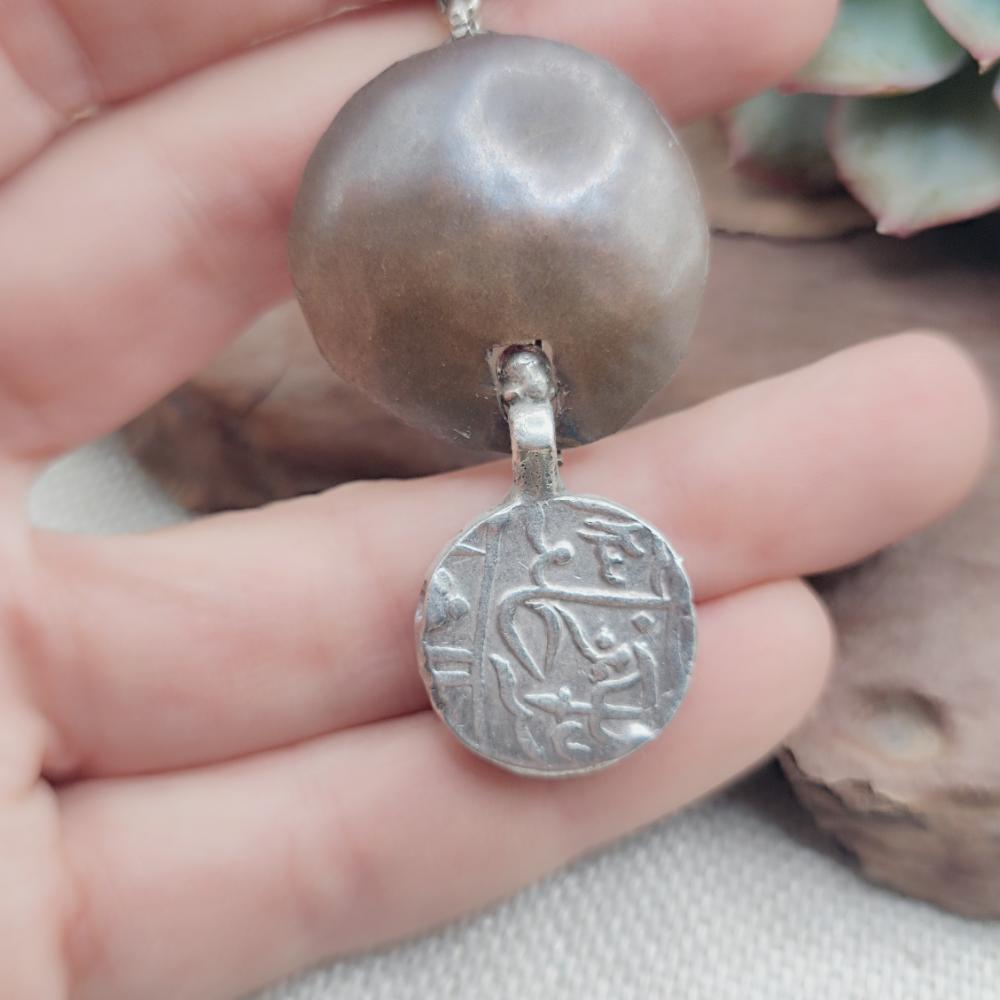 Orecchini artigianali in argento 925 e bronzo - AARHOI