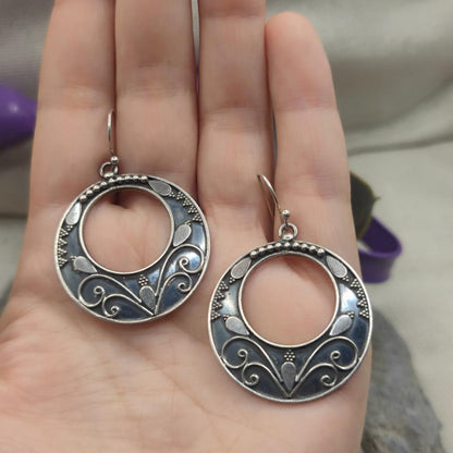 Orecchini etnici in argento 925 - AYAN