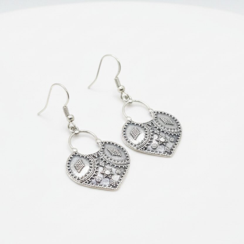 Orecchini etnici in argento 925 - DEVI