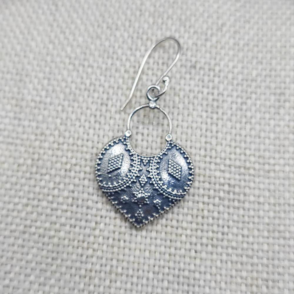 Orecchini etnici in argento 925 - DEVI