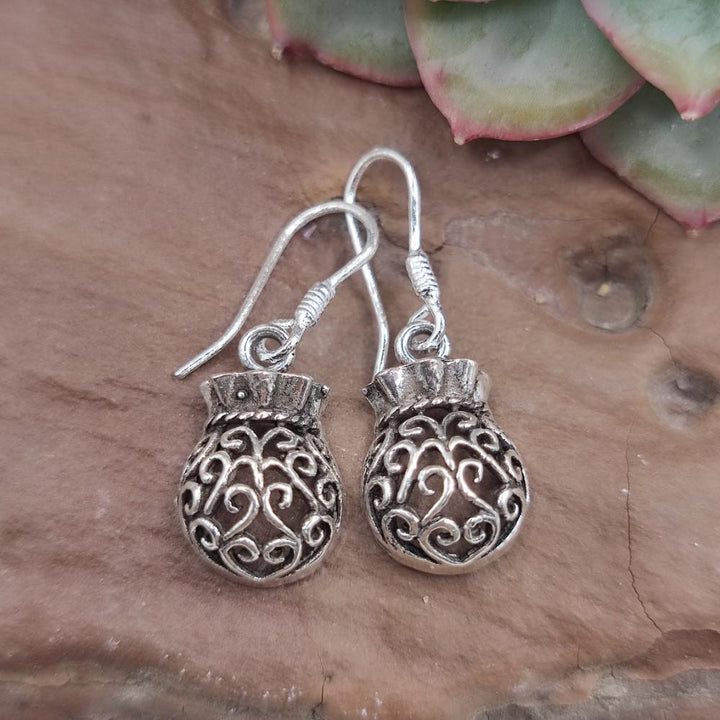 Orecchini etnici in argento 925 - GODAVARI