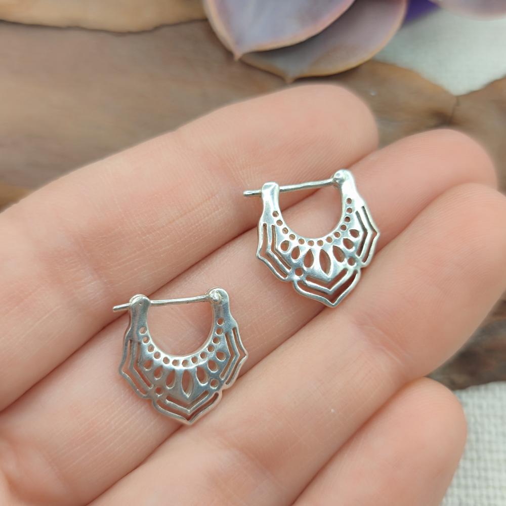 ORECCHINI etnici in argento 925 - ATRAILA