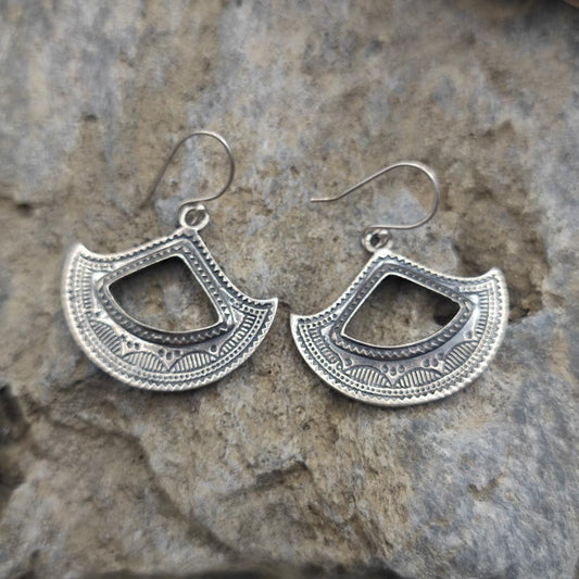 Orecchini etnici in argento 925 - BAPU