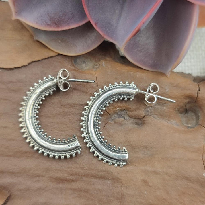 ORECCHINI etnici in argento 925 - DEVI
