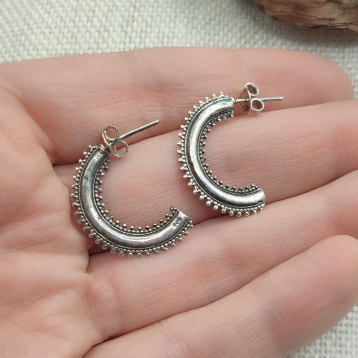 ORECCHINI etnici in argento 925 - DEVI