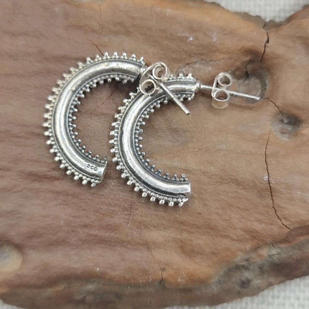 ORECCHINI etnici in argento 925 - DEVI