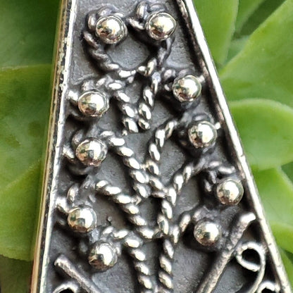 ORECCHINI etnici indiani in argento 925 - DHONAY