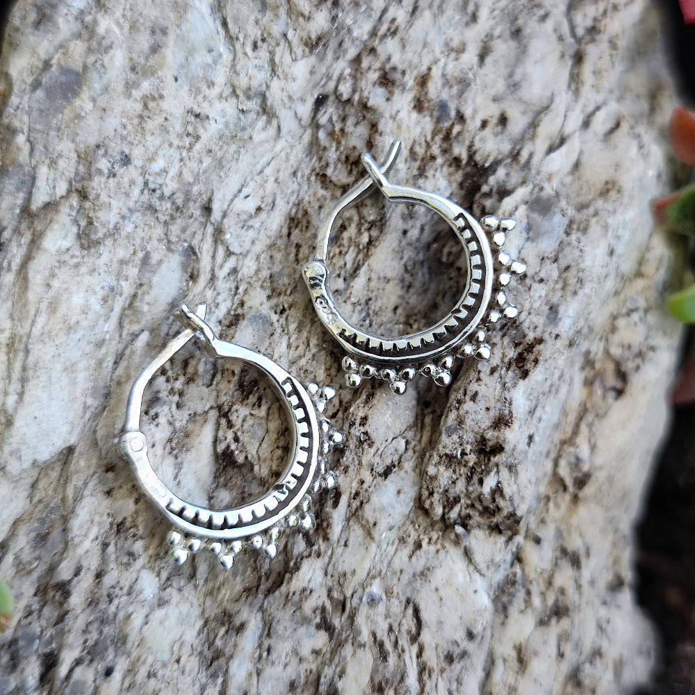 ORECCHINI etnici in argento 925 - JASPAN