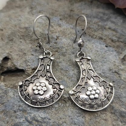 Orecchini etnici in argento 925 - JATARA