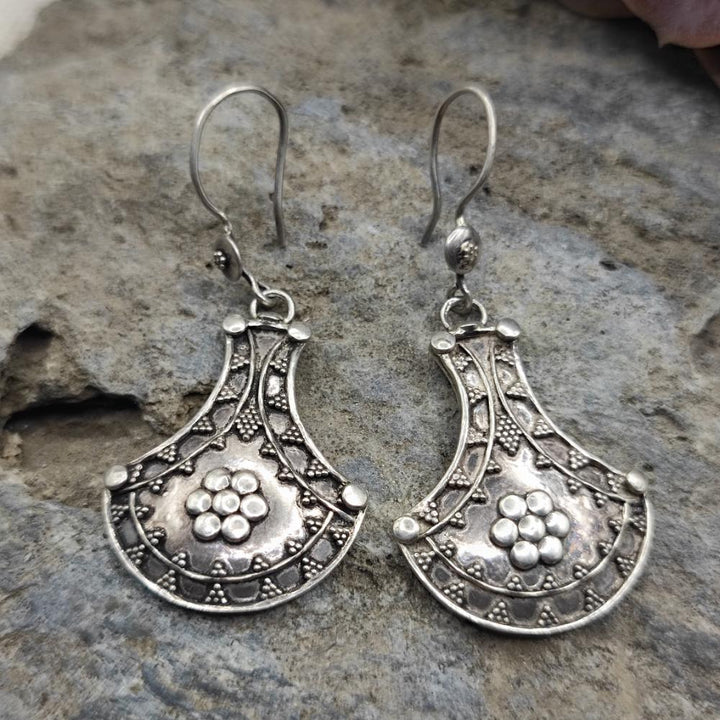 Orecchini etnici in argento 925 - JATARA