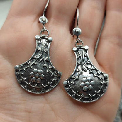 Orecchini etnici in argento 925 - JATARA