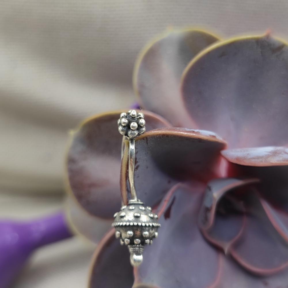 Orecchini etnici in argento 925 - KARTHAR
