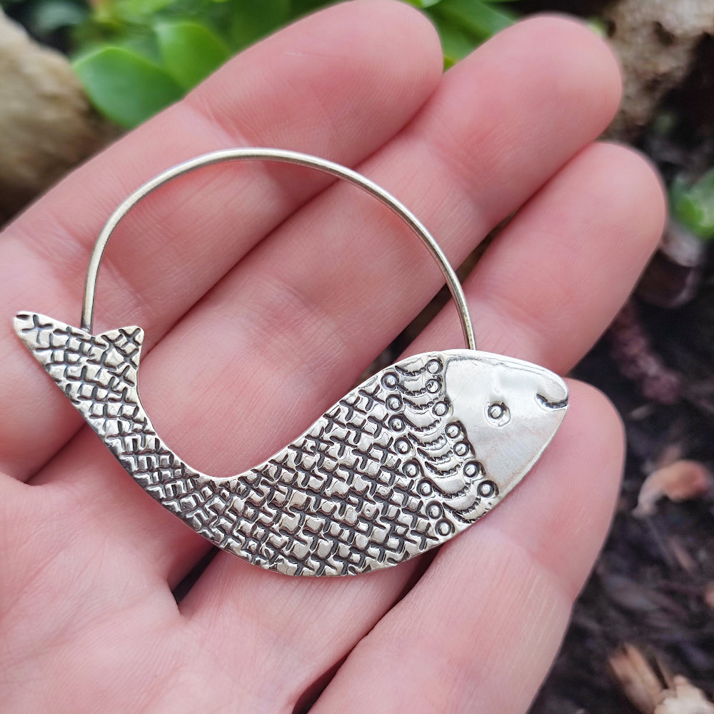 ORECCHINI in argento 925 pesci - MULIAWAS