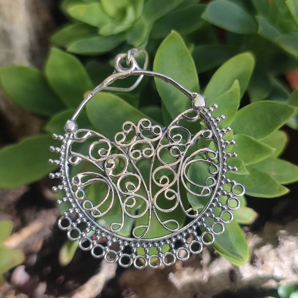 ORECCHINI etnici in argento 925 - PONNERY