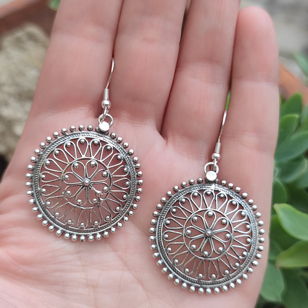 ORECCHINI etnici in argento 925 - SANGEEV