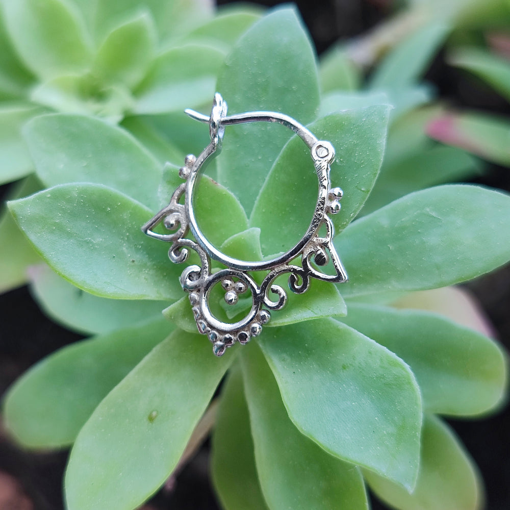 ORECCHINI etnici in argento 925 - SATRAPURA