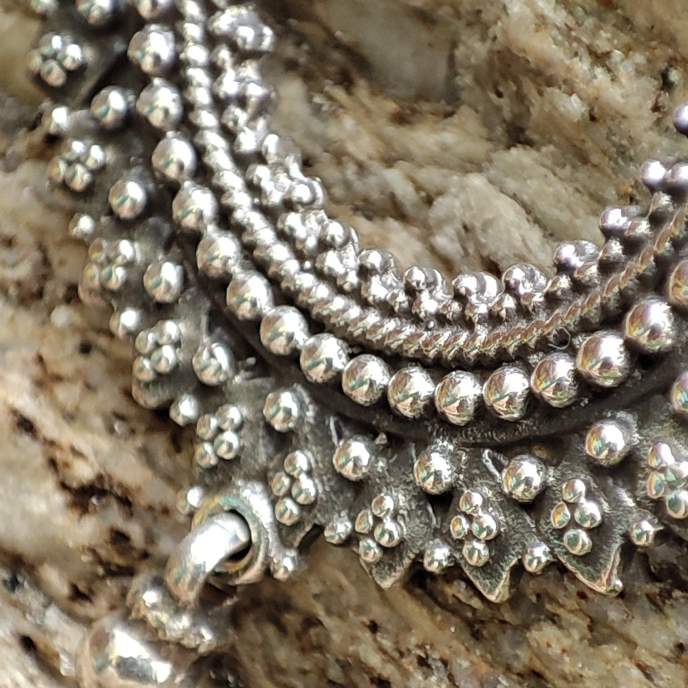 ORECCHINI etnici in argento 925 - SUNTHOLI