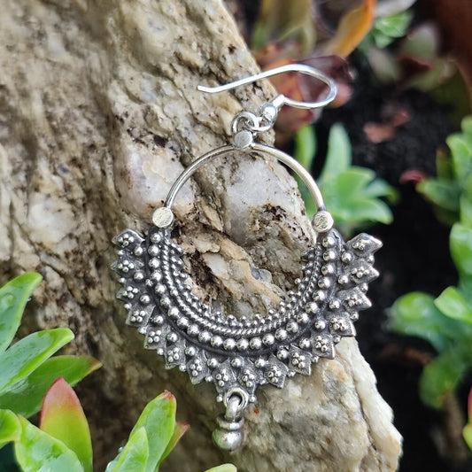 ORECCHINI etnici in argento 925 - SUNTHOLI