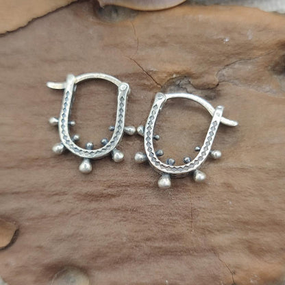 ORECCHINI etnici in argento 925 - VEDA
