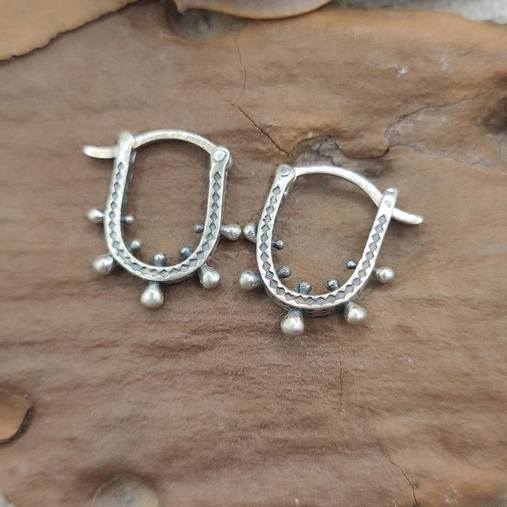 ORECCHINI etnici in argento 925 - VEDA