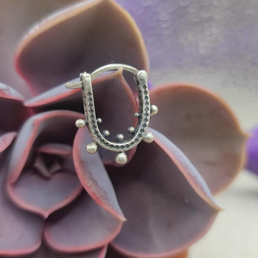 ORECCHINI etnici in argento 925 - VEDA
