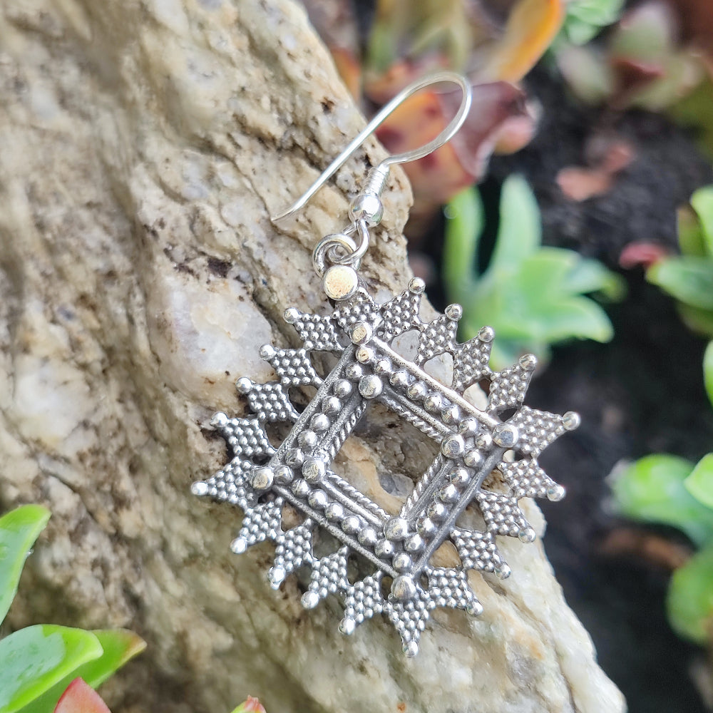 ORECCHINI etnici in argento 925 - MALOTHA