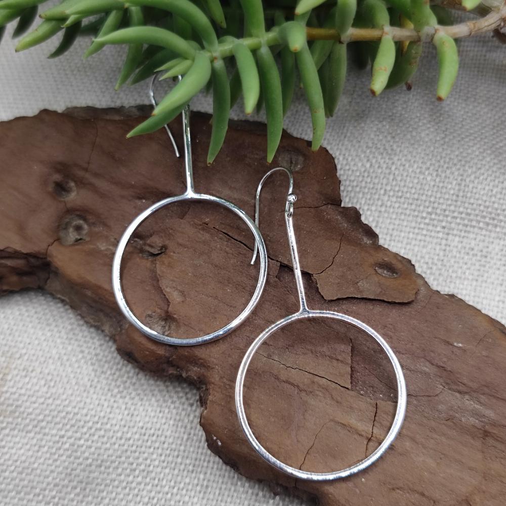 ORECCHINI minimal in argento 925 - GOKAI