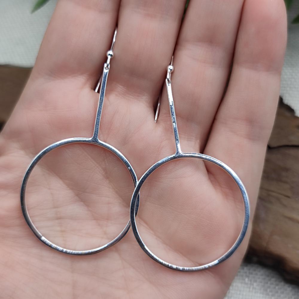 ORECCHINI minimal in argento 925 - GOKAI