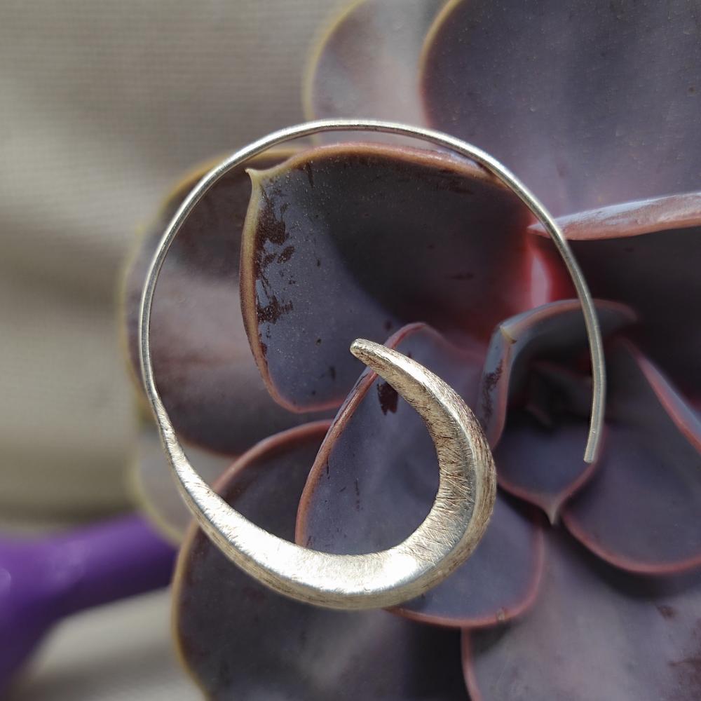 Orecchini a spirale in argento 925 - MALHAL