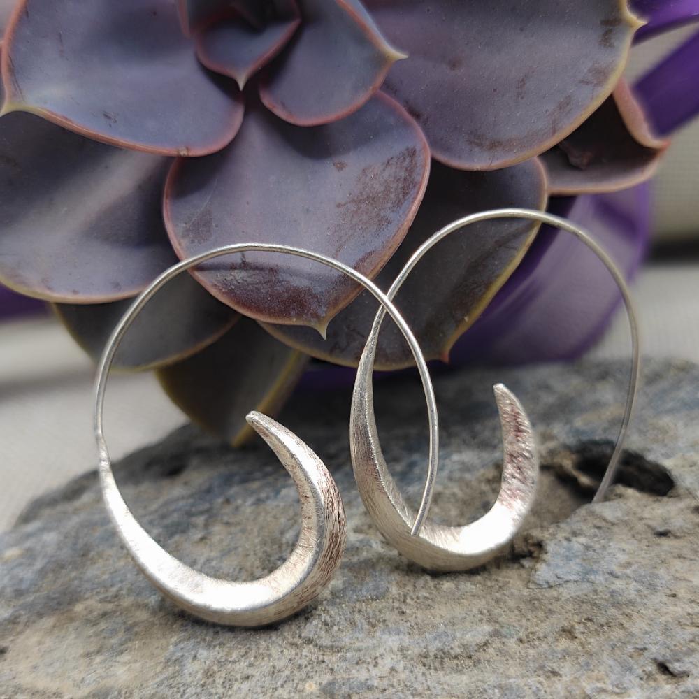 Orecchini a spirale in argento 925 - MALHAL