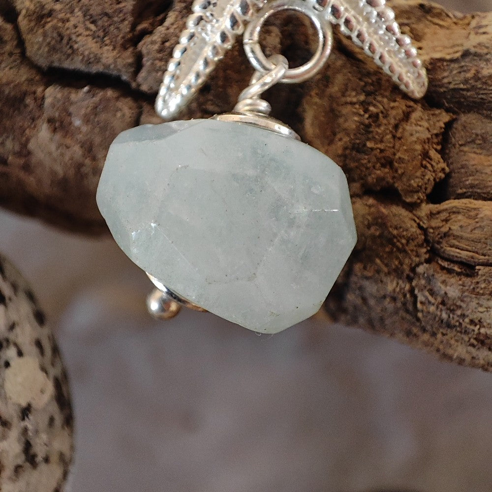 ORECCHINI Stella marina con Acquamarina Argento 925 - STAR