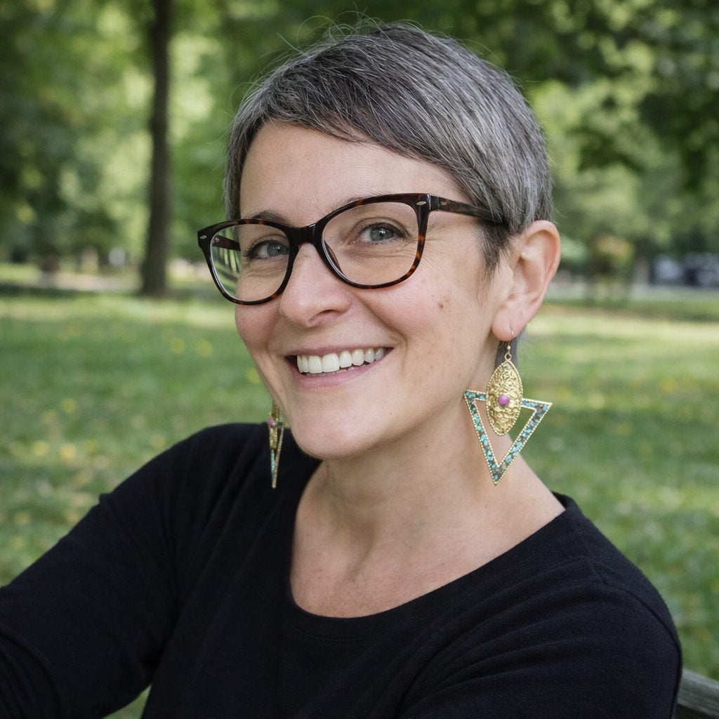 ORECCHINI tibetani in ottone con turchese - VEPAGUNTA