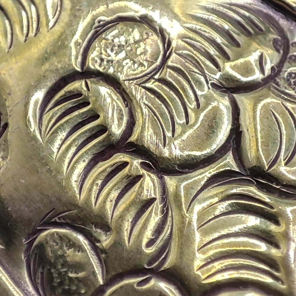 ORECCHINI tibetani in ottone con turchese - VENKATAGIRI