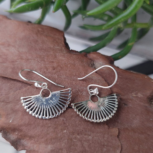 ORECCHINI ventaglio in argento 925 - DHOA