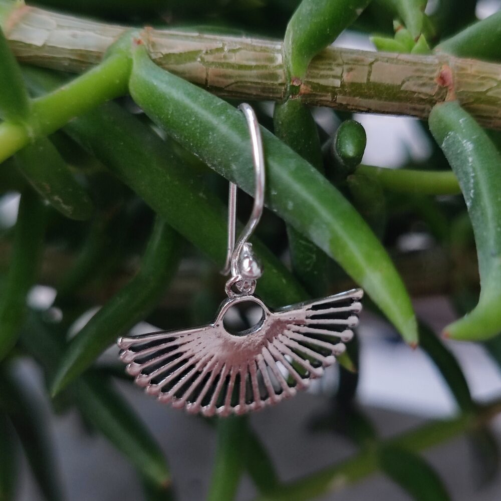ORECCHINI ventaglio in argento 925 - DHOA