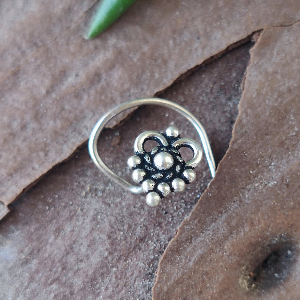 ORECCHINI da naso a spirale argento 925 - CAPRI