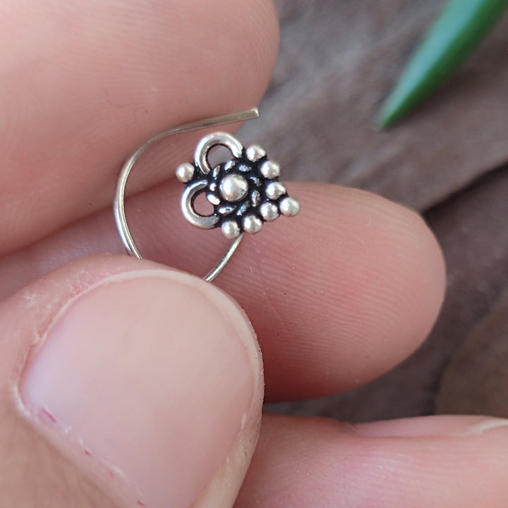 ORECCHINI da naso a spirale argento 925 - CAPRI