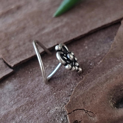 ORECCHINI da naso a spirale argento 925 - CAPRI