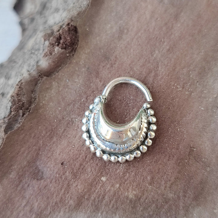 ORECCHINI septum in argento 925 brunito - ETAWA