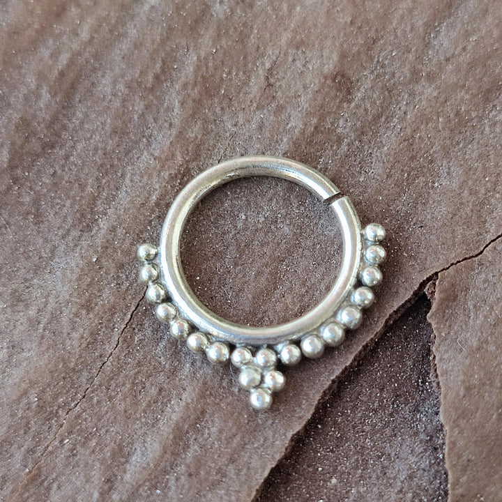 ORECCHINI septum in argento 925 brunito - SIRAM