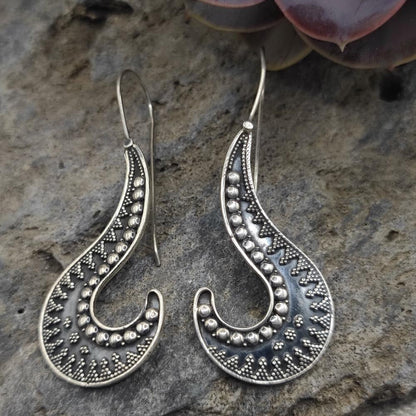 Orecchini etnici in argento 925 - SIRSI
