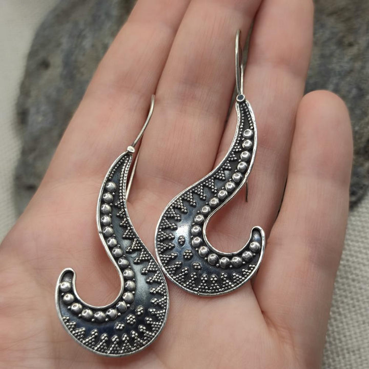 Orecchini etnici in argento 925 - SIRSI