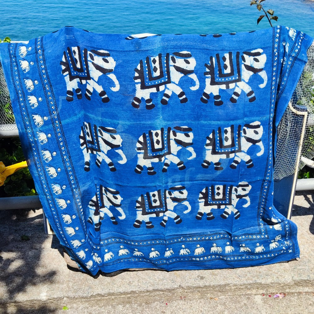 Pareo - Sarong etnico in 100% cotone artigianale - JAMAH